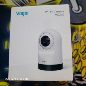 Voger Wi-Fi Camera VC320 in White and Black Sealed Box Just Not Perfect